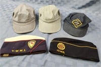 Assorted Legion and Railroad hats