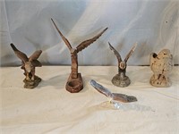 5 Eagle Sculptures