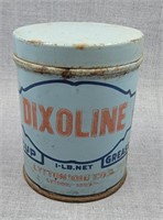 Dixolene grease metal grease can