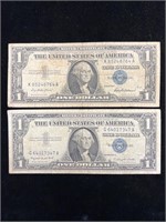 1957 & 1957 A $1 Silver Certificates