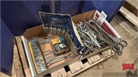 2 Boxes of Hand wrenches, Line wrenches