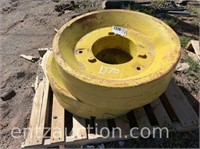 SET OF JD 750# OUTSIDE WHEEL WEIGHTS