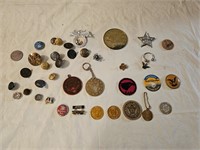 Vintage Eagle Buttons and Tokens