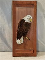 Reverse Painted Eagle Wall Art