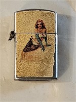 Vintage Miniature Varga Pinup Girl Lighter