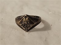 Vintage Sterling Silver Cubs Boy Scouts Ring