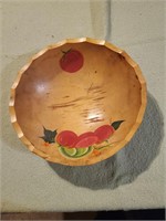 1 Vintage Wooden Bowl