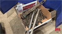box of old Wrenches