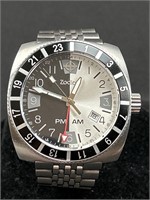 Zodiac AM/PM GMT Watch with two extra links