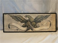 Vintage Federal Eagle Wall Art Picture