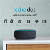 Echo Dot  Smart speaker with Alexa - Charcoal