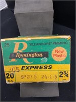 Remington 20ga 25 rnds