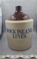 Rock Island Lines jug, some damage