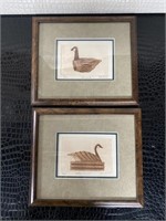 (2) Pieces Framed & Matted Art