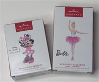 Hallmark Keepsake Ornaments Barbie and Minnie