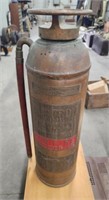 Antique Kontrol brass fire extinguisher