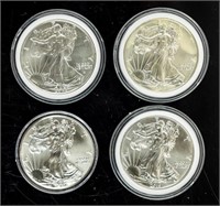 Coin 4 American Silver Eagles 2015, 17, 18 & 2023