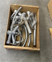 (7) gas nozzles and box