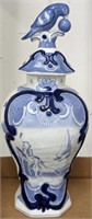 CHARLESTON SIGNED URN WITH LID