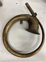Antique brass car horn