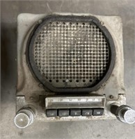 Antique car radio