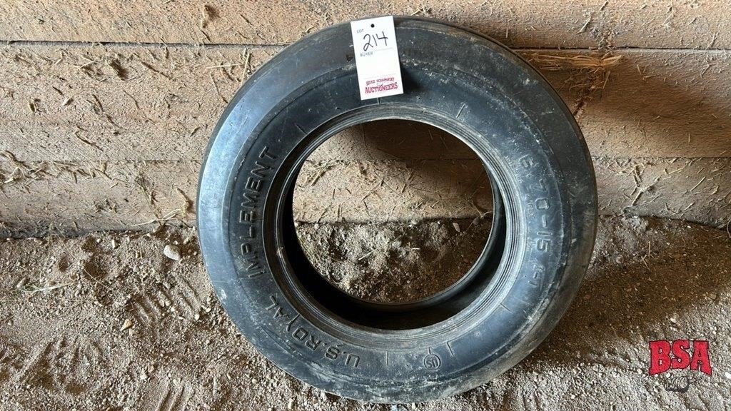 Used 6.70 - 15 Imp. Tire