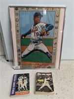 NY METS POSTER AND BOOKS