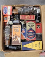 Box of radio tubes, new old stock