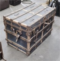 Antique steamer trunk