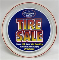 Vintage Cooper Tires Advertising Sign / Tire