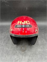 HJC Red Helmet