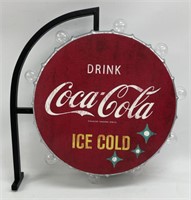 Coca-Cola Double Sided Lighted Metal Bottle Cap