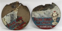 Lot Of 2 Vintage ROG Polar Brand Ice Cream