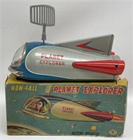 Vintage Modern Toys Japan Planet Explorer Tin
