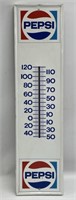 Vintage Pepsi Tin Thermometer Sign
Measures