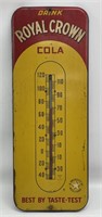 Vintage Royal Crown Cola RC Metal Thermometer