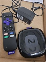 ROKU 2 WITH POWER CHARGER AND REMOTE