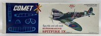 Vintage Comet Supermarine Spitfire IX Balsa Wood