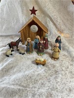 B Lloyd Nativity Scene