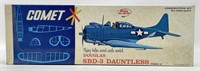 Vintage Comet Douglas SBD-3 Dauntless Balsa Wood