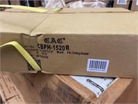 Case of 6 CAC CBPH-1520R cutting board