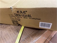 Case of 6 CAC CBPH-1520BL cutting board