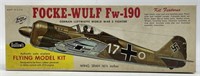 Vintage Guillow’s  Focke-Wild Fw-190 WWII German