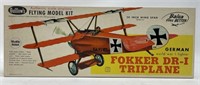 Vintage Guillow’s  WWI German Fokker DR-I