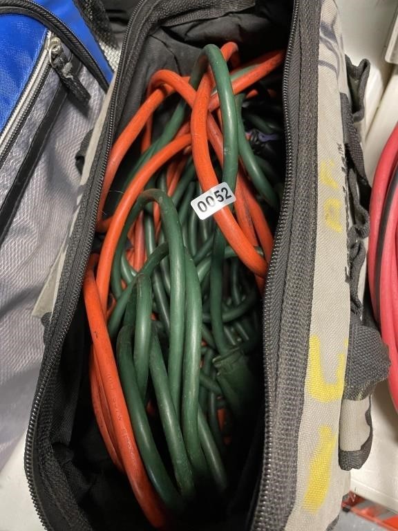 Bag With Misc. Extension Cords