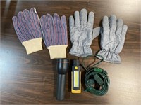 Gloves and tools