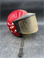 Vtg Red Helmet