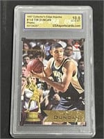 1997 Collectors Choice Tim Duncan Rookie Graded 10