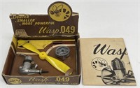 Vintage Wasp .049 Model Airplane Engine In