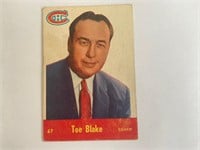 1955-56 Toe Blake Parkhurst Card No.67